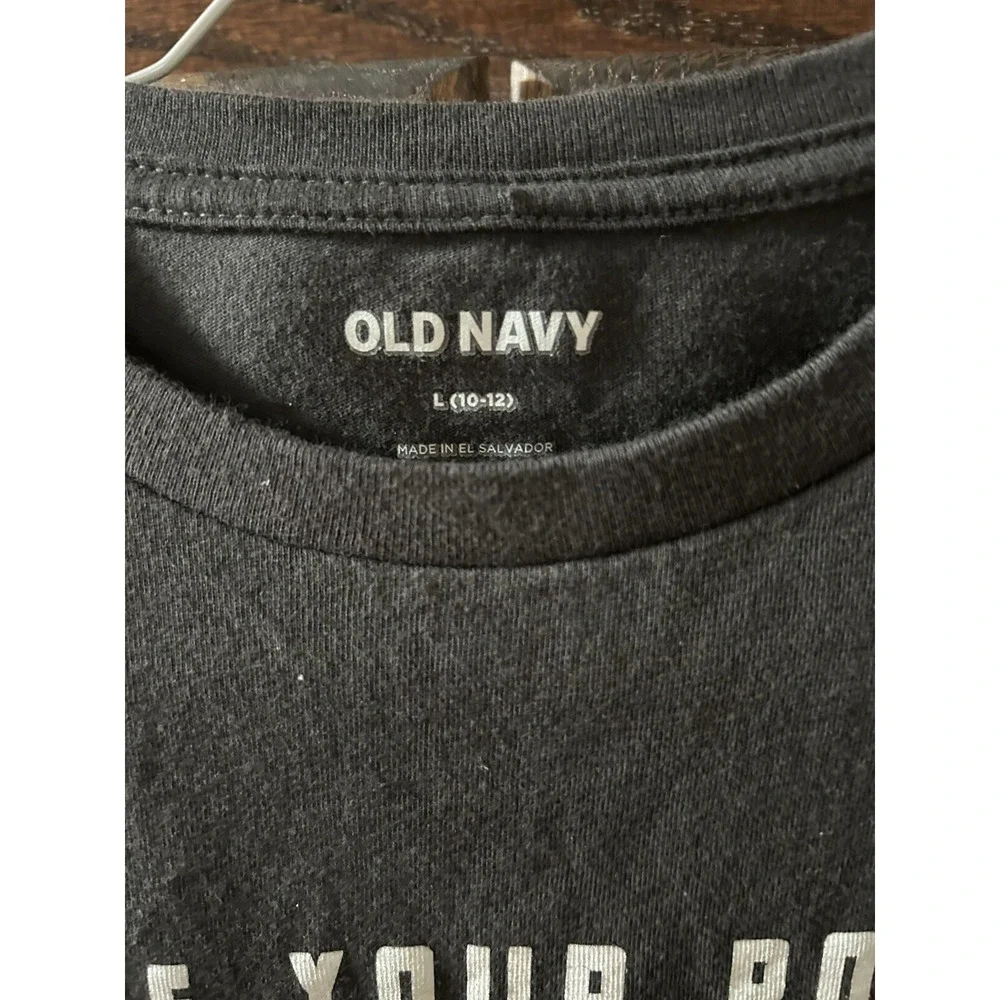old navy pokemon‎ shirt Boys Sz 10/12 Black